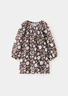 Floral print dress — Brown 3