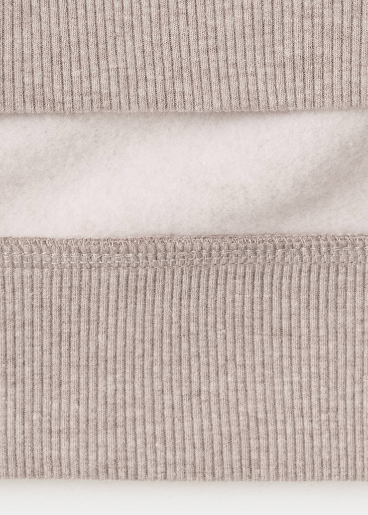 Printed embossed sweatshirt — Sand