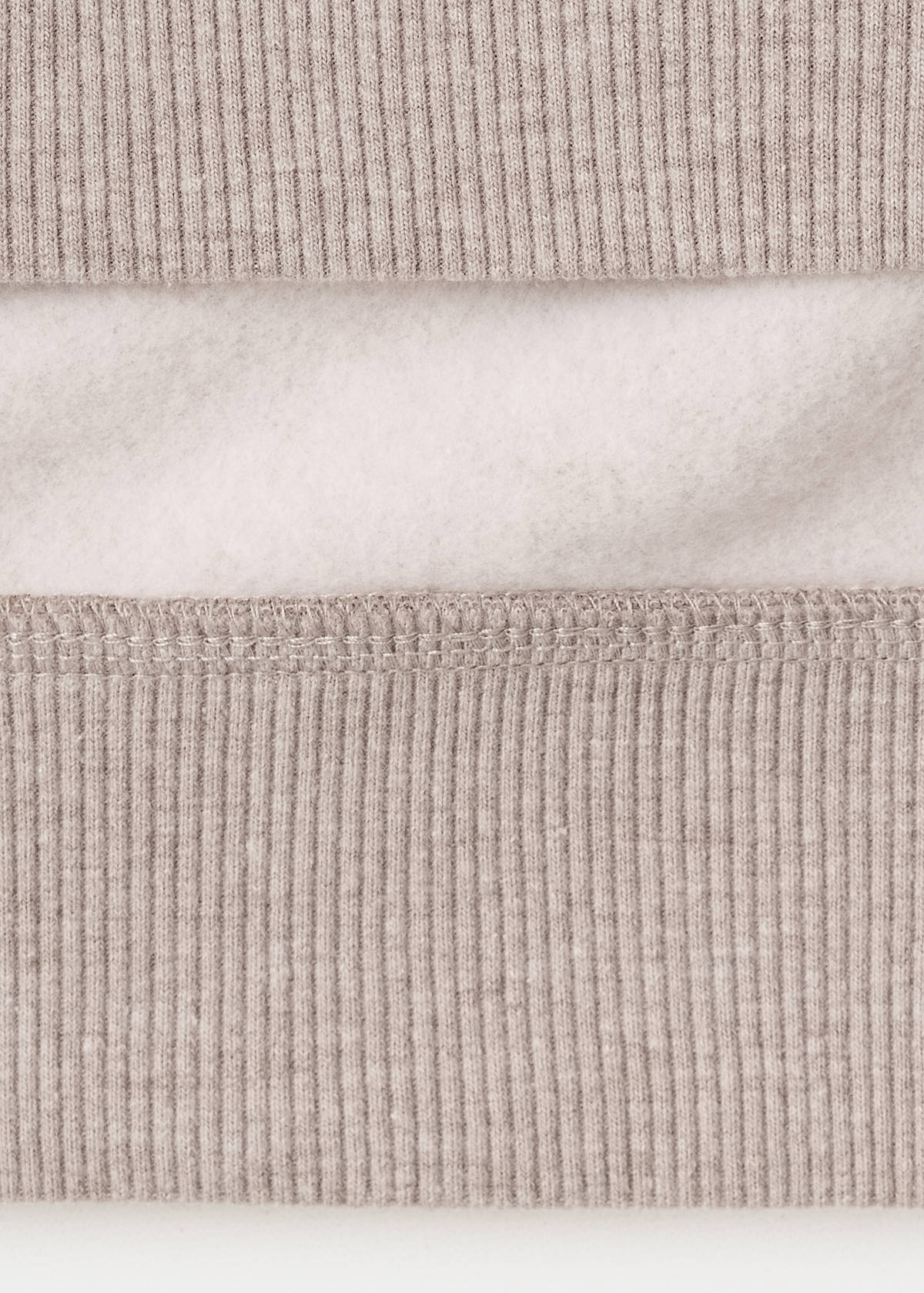 Printed embossed sweatshirt — Sand