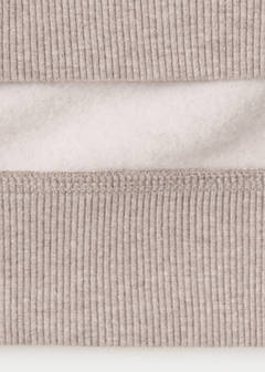 Printed embossed sweatshirt — Sand 5