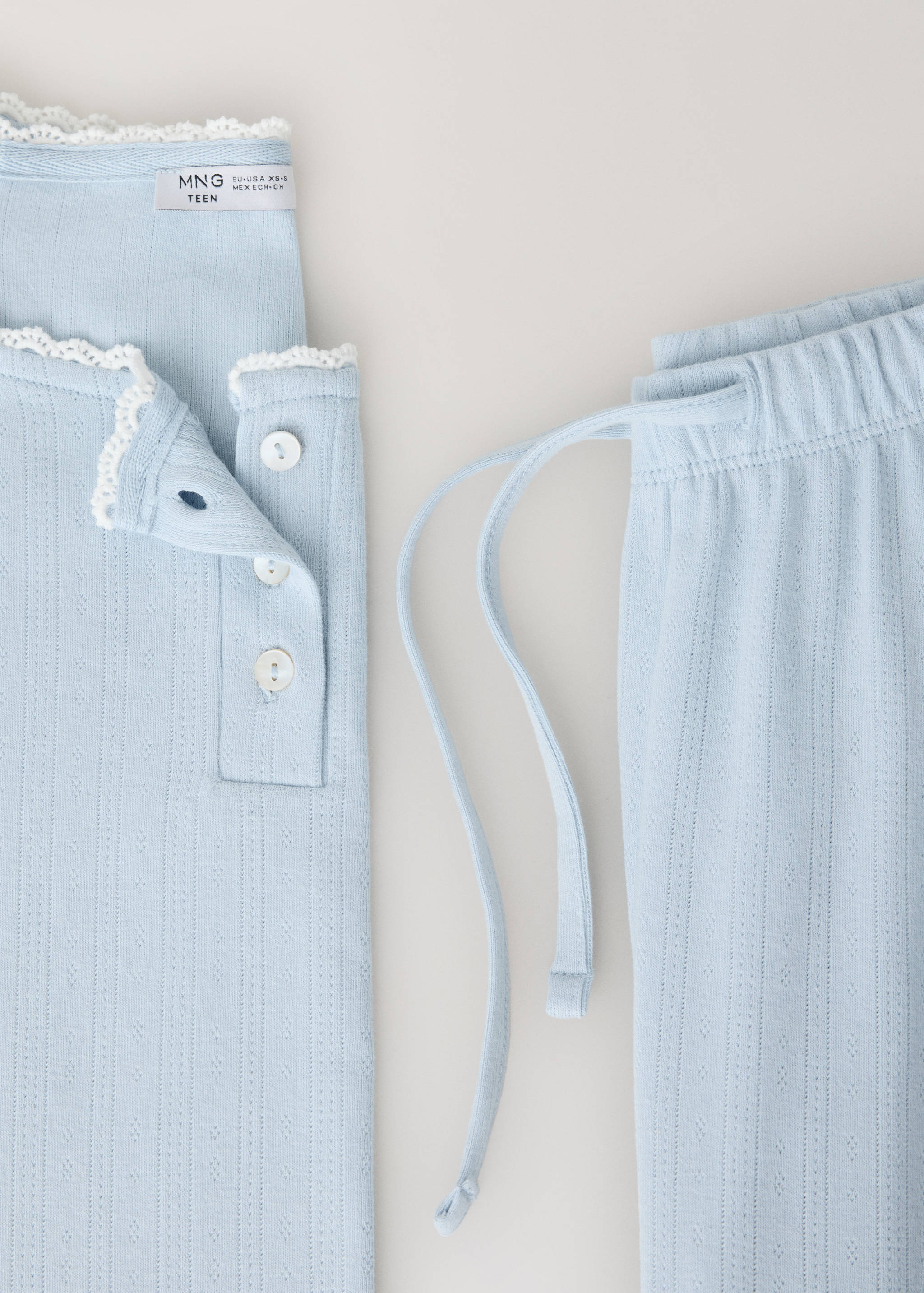 Pyjama complet coton liseré - Détail de l'article 8