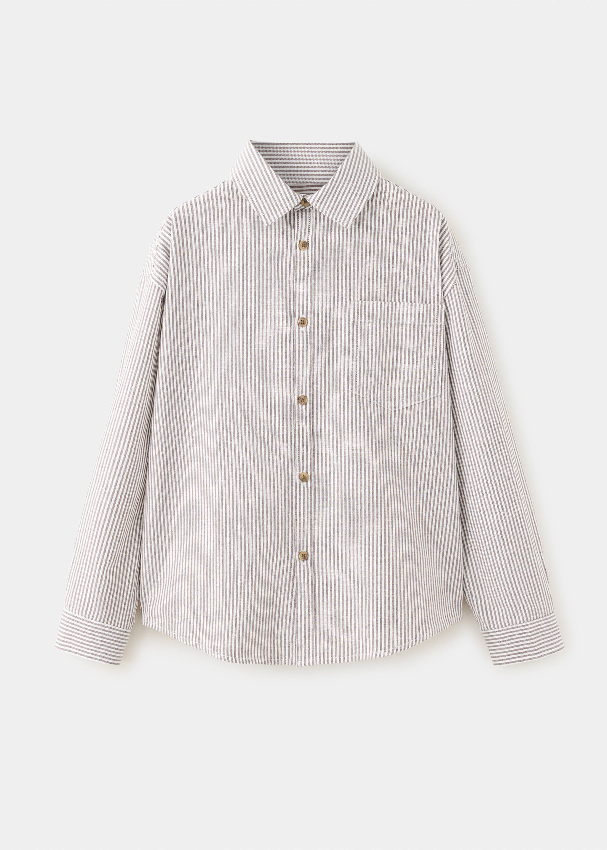 Shirt chess - Изделие без модели, Коричневый. Ref: 37035170-00.