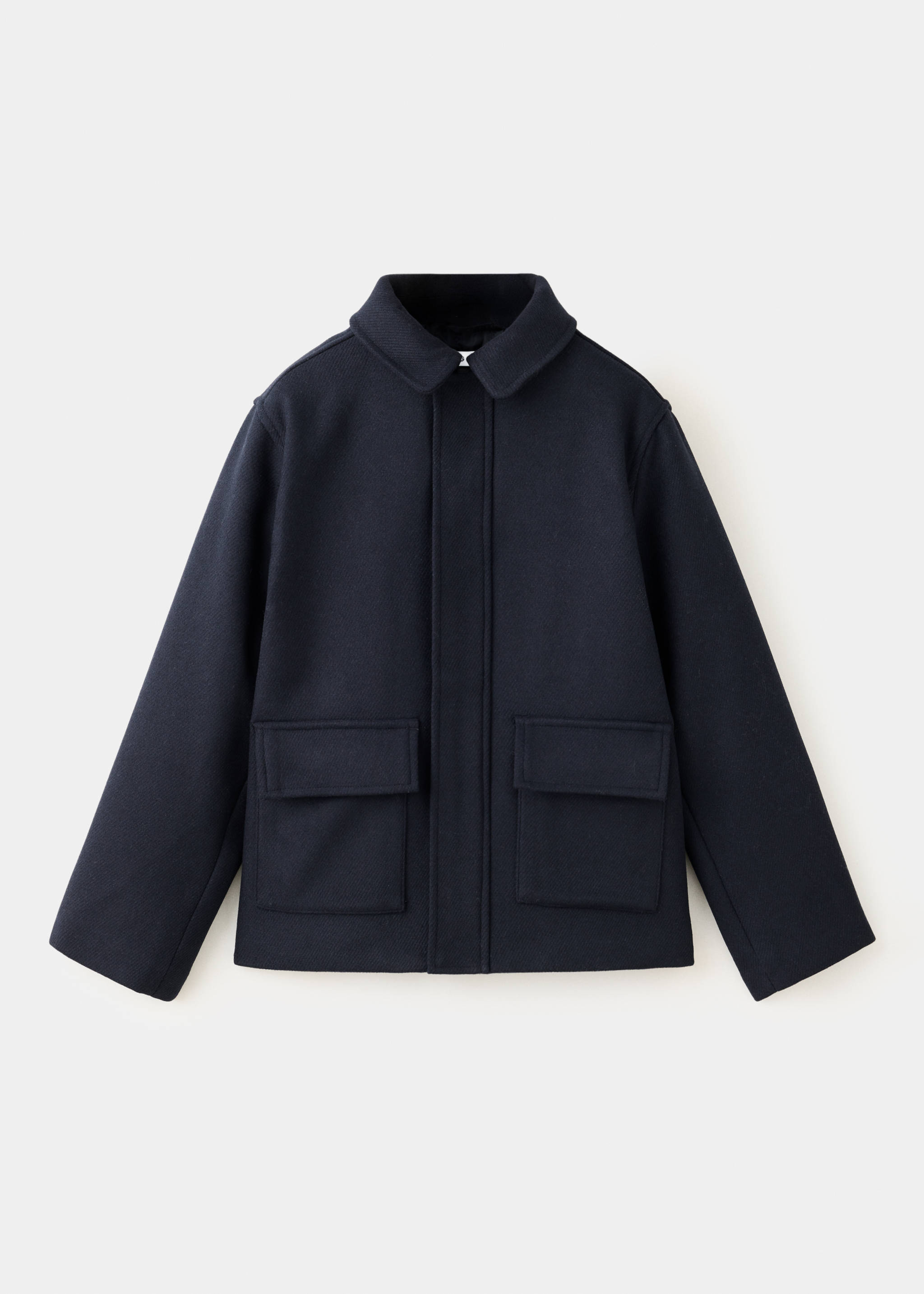 Short coat with patch pockets - Article without model
