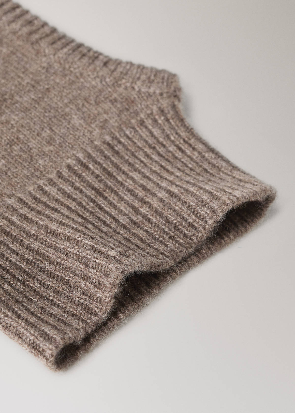 100% cashmere balaclava hat — Medium Brown