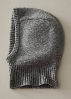 100% cashmere balaclava hat — Grey 1