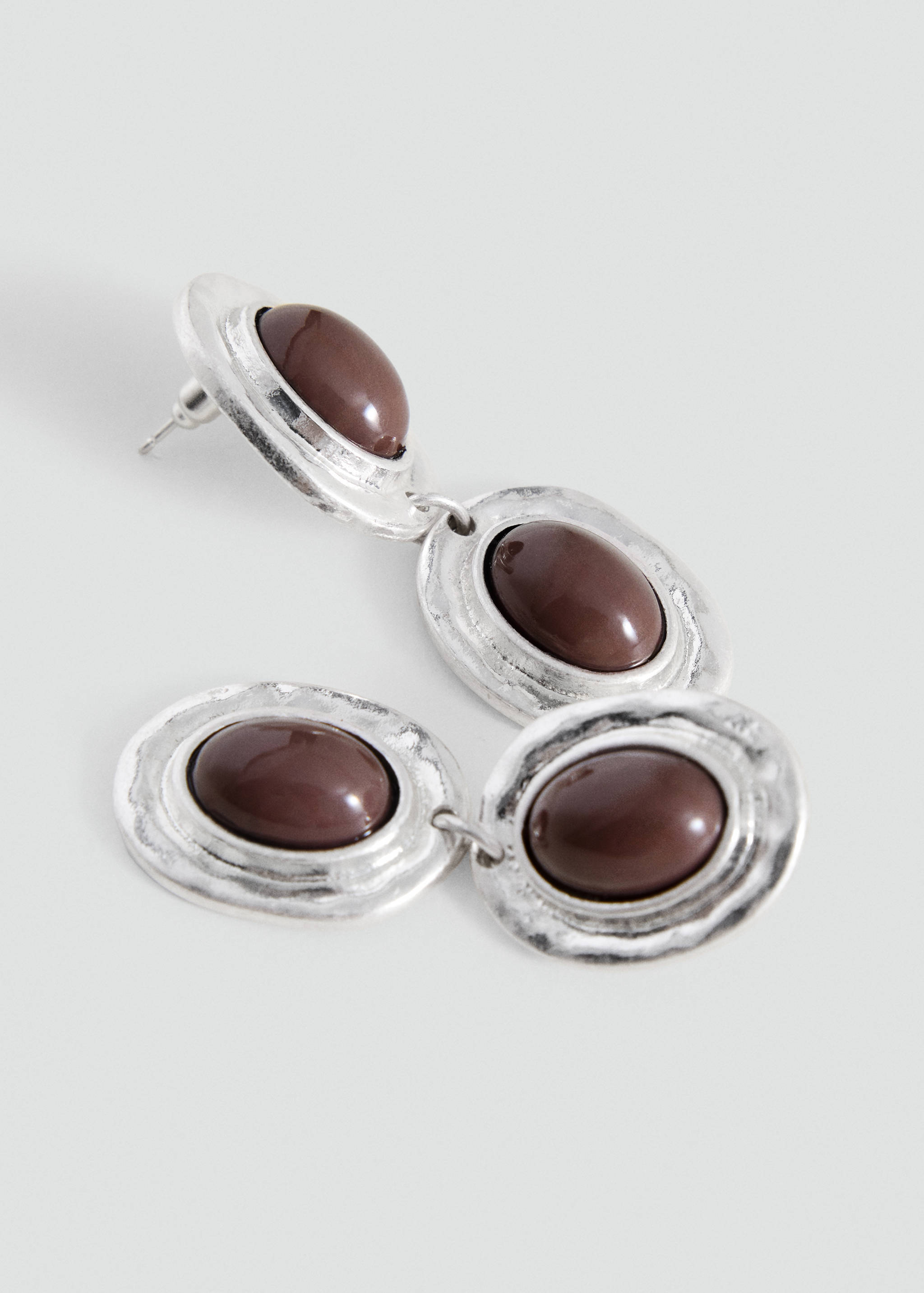 Beaded resin earrings - Details of the article 1