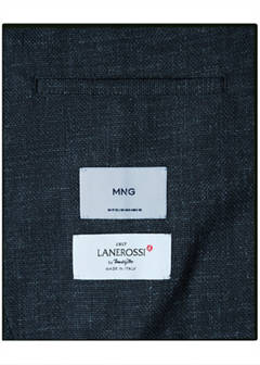 Denim blazer, cotton, Italian wool — Indigo Blue 11