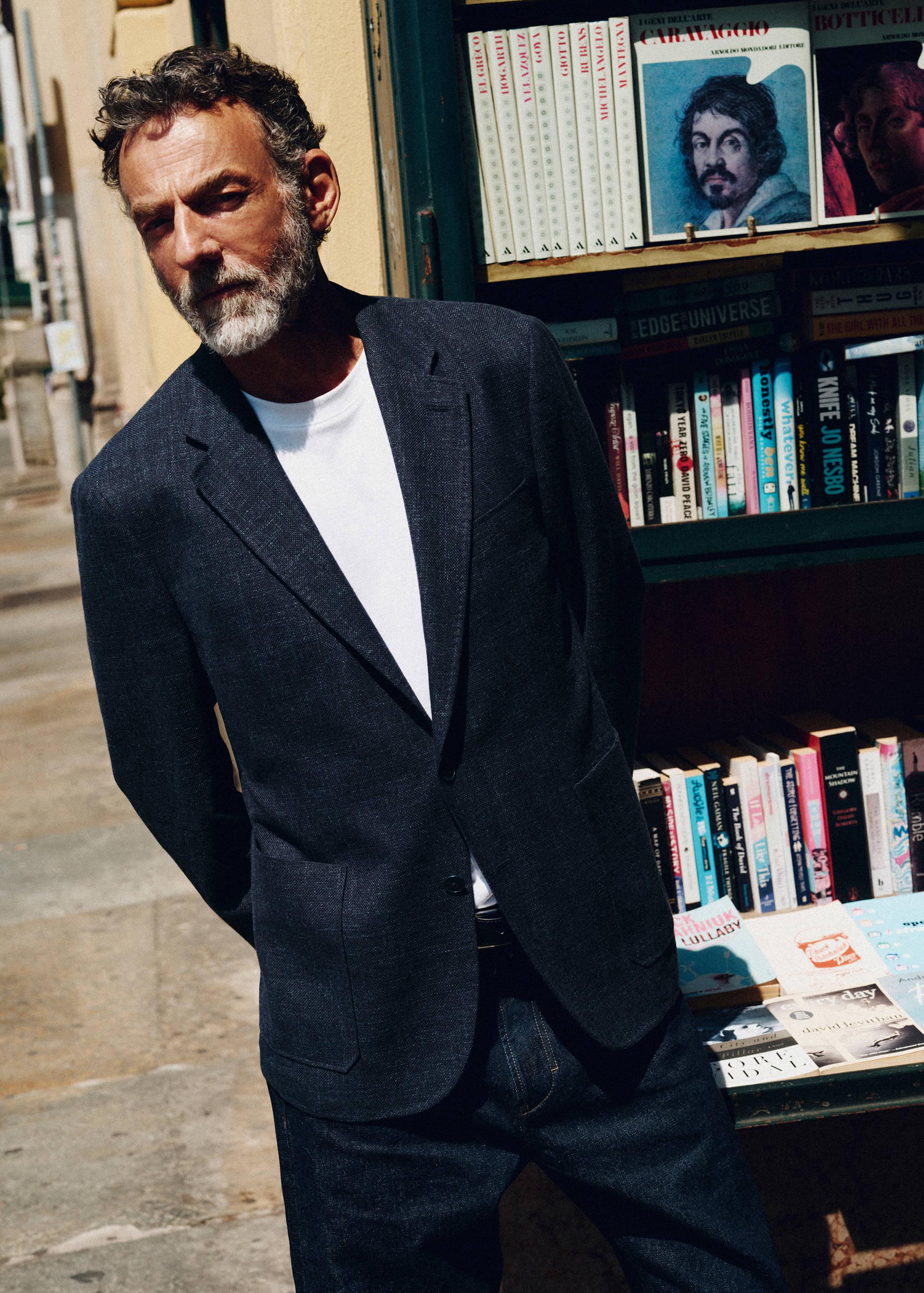 Italian cotton and wool denim jacket - Details of the article 5
