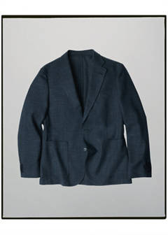 Denim blazer, cotton, Italian wool — Indigo Blue 9