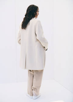 Double-breasted wool coat — Light/Pastel Grey 14