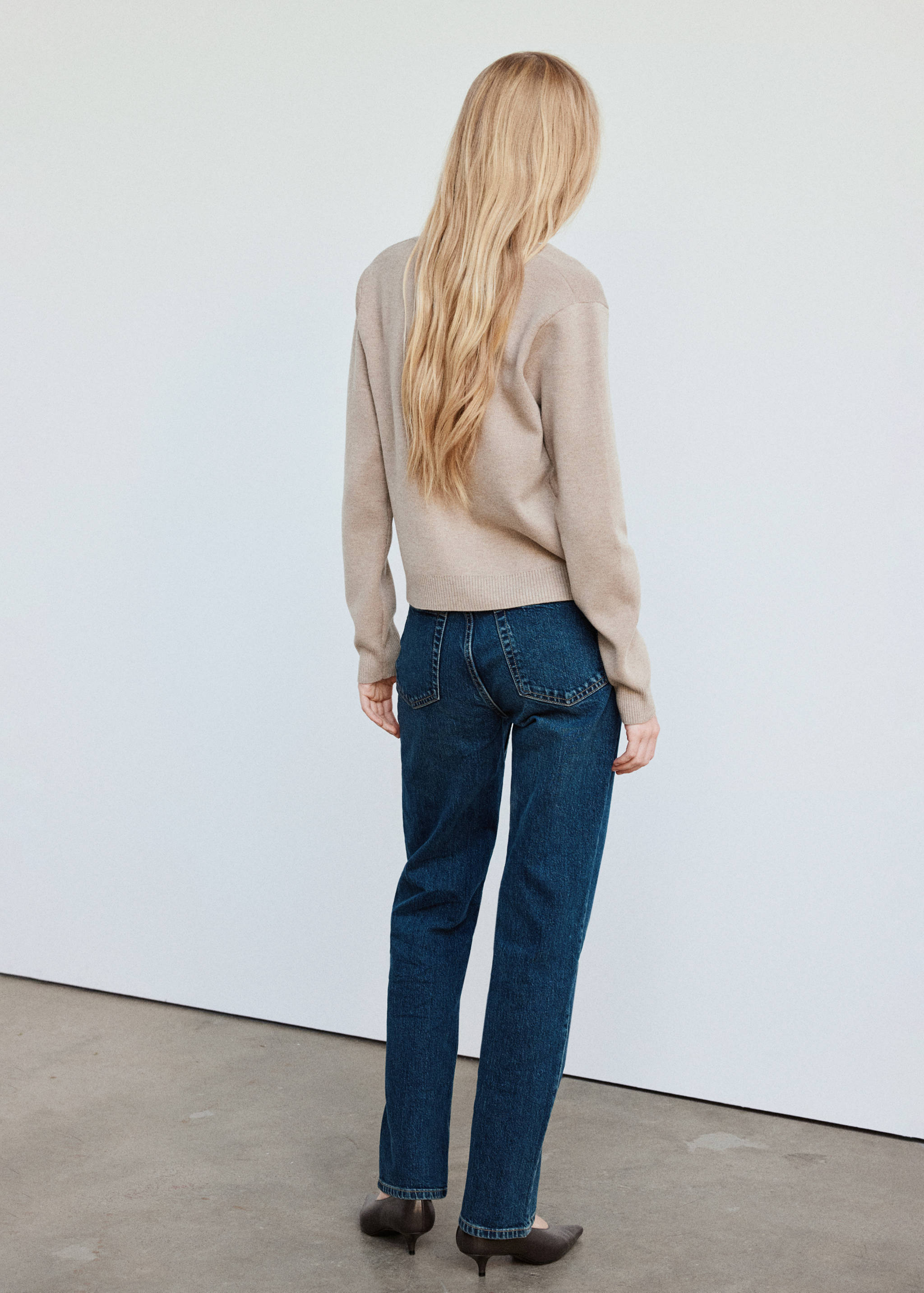 Toggle knit cardigan - Reverse of the article