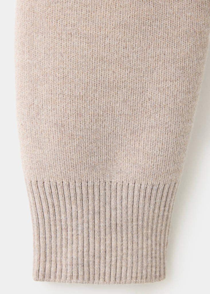 Toggle knit cardigan — Medium Brown