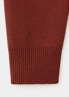 Toggle knit cardigan — Russet 6