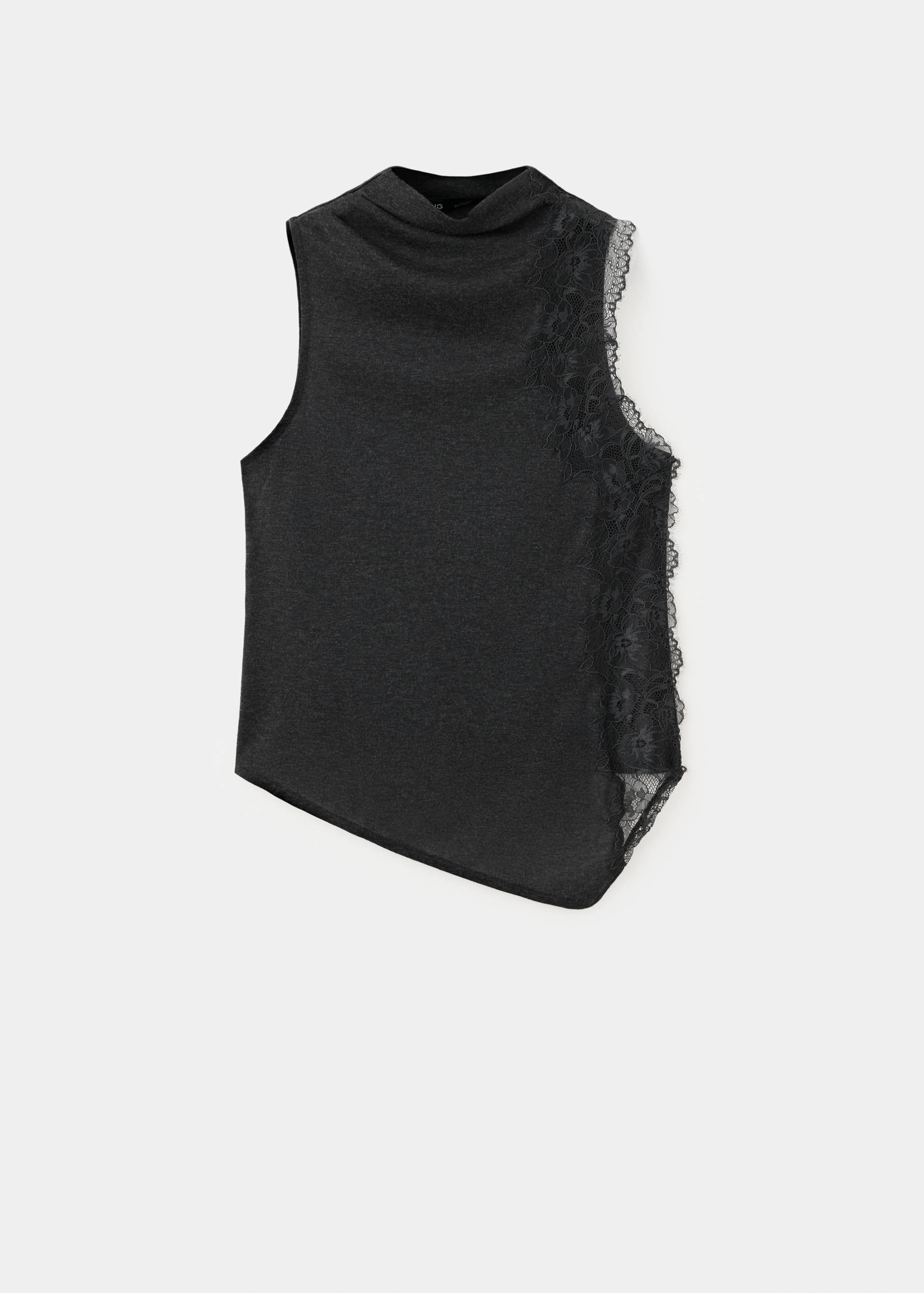 Lace high-neck top - Article without model