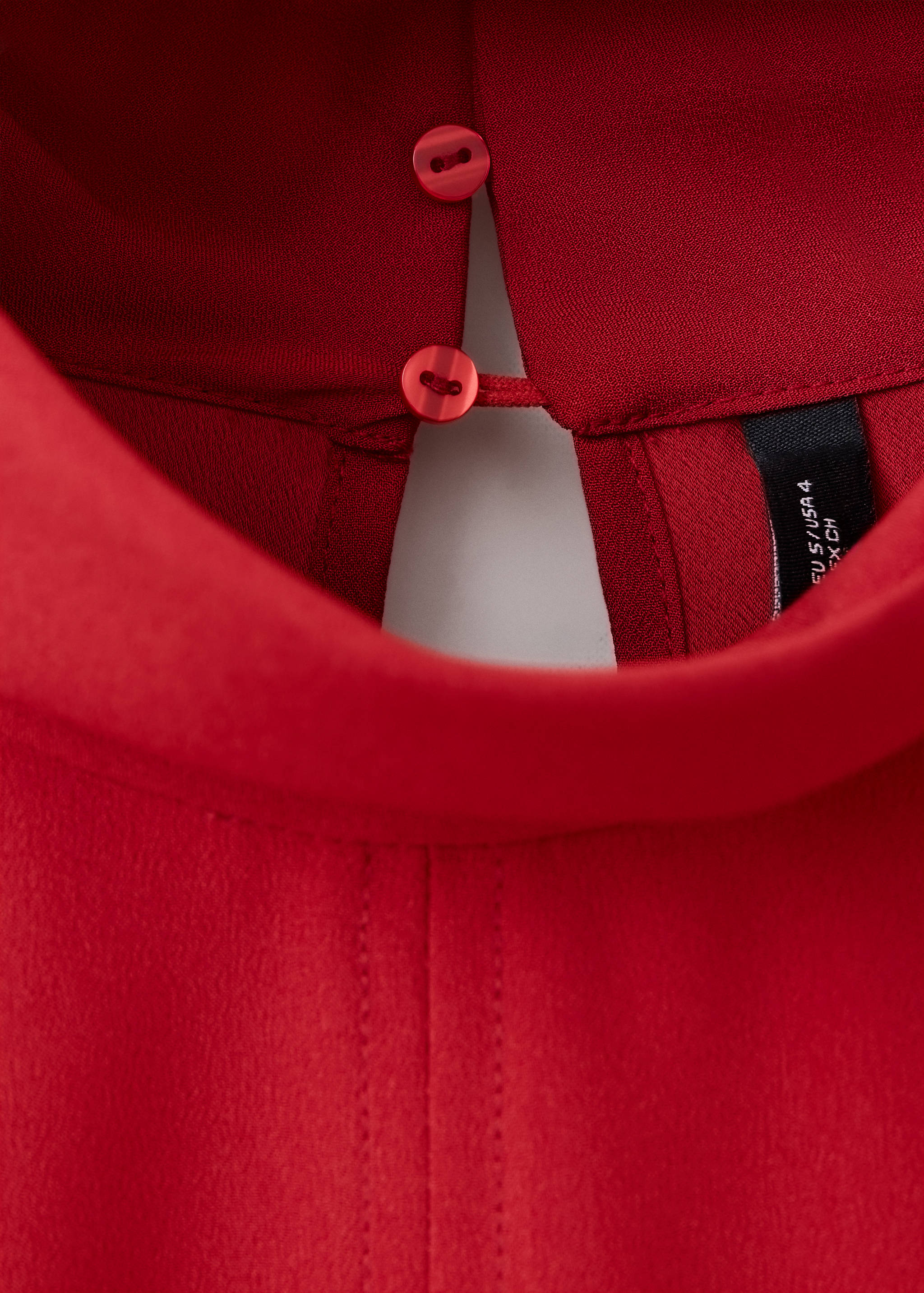Blouse droite à col montant - Détail de l'article 8