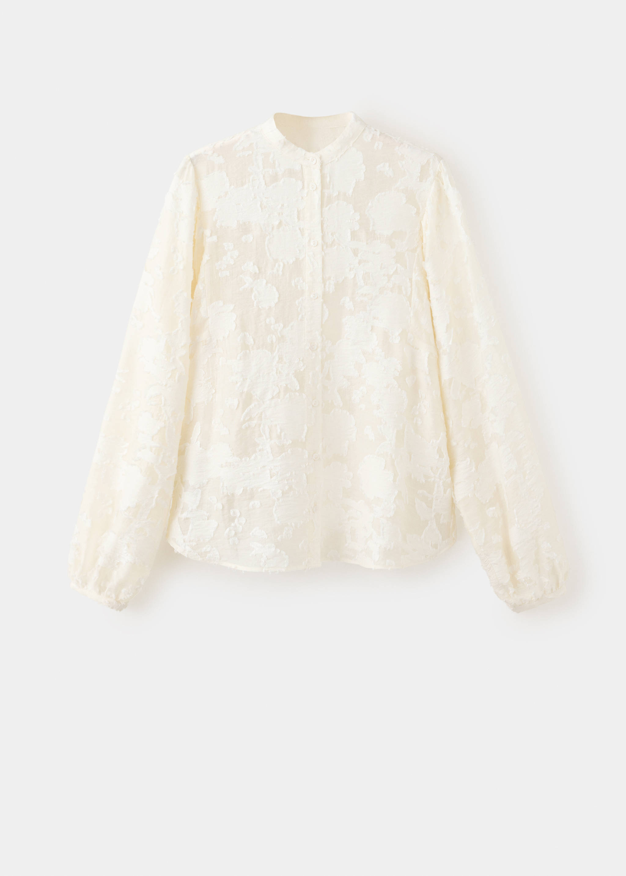 Lyocell blouse with embroidered details - منتج دون نموذج