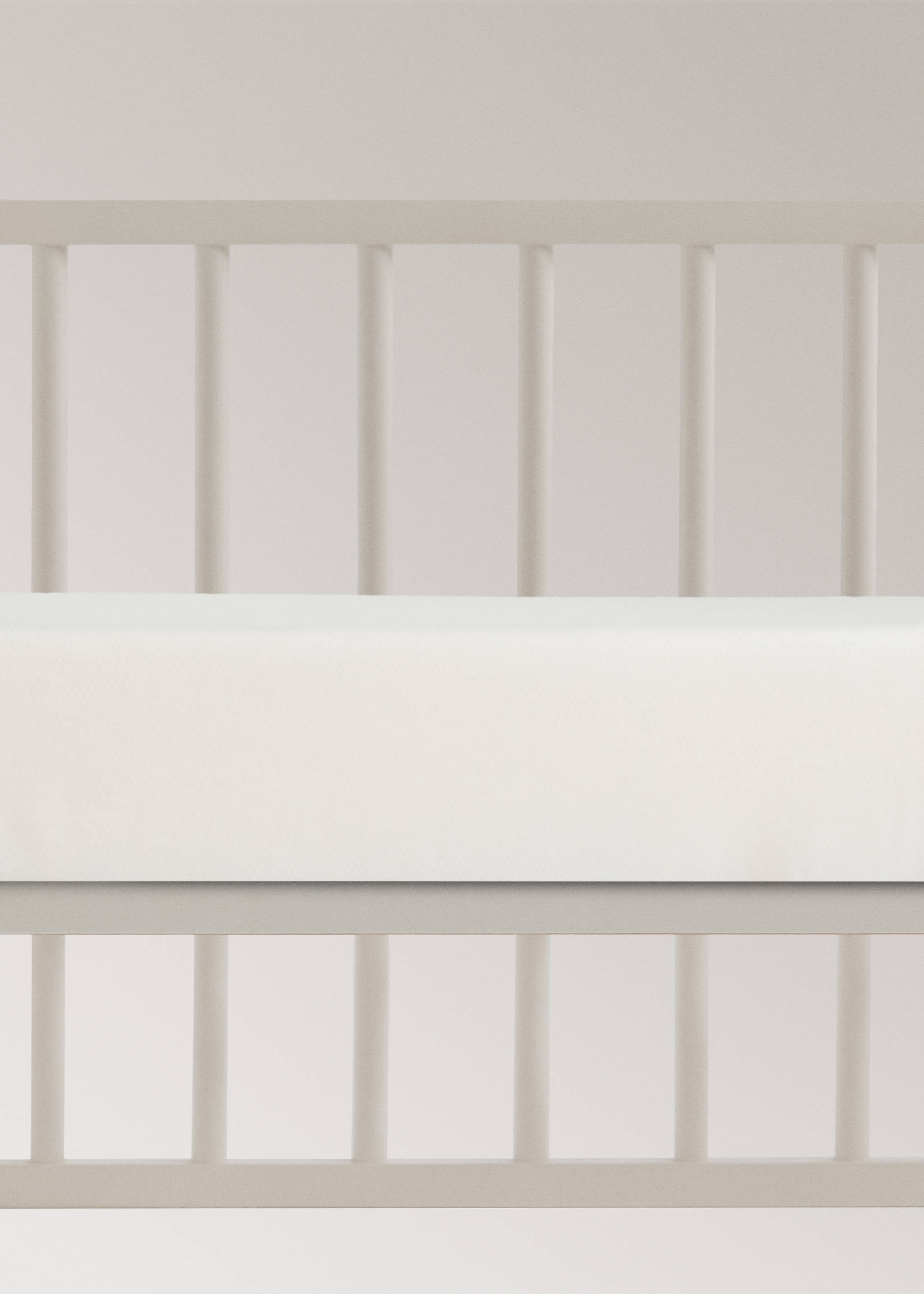Hoeslaken voor kinderen van perkal-katoen, voor een bed van 90 cm - Artikel zonder model, Ivoorwit. Ref: 37035867-00.