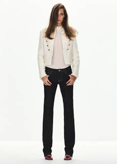 Tweed jacket with decorative frogging closures — Off White 2