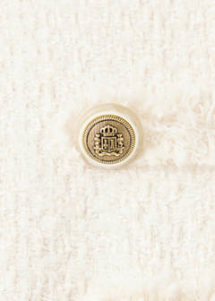Tweed jacket with decorative frogging closures — Off White 7