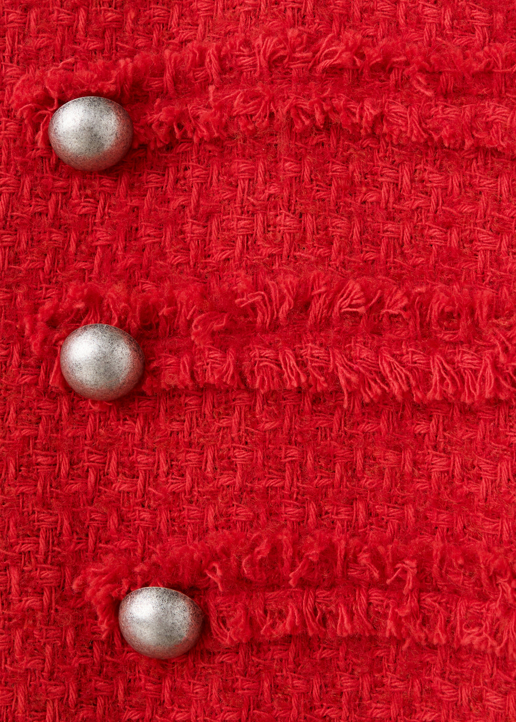 Tweed jacket with decorative frogging closures - Details of the article 8