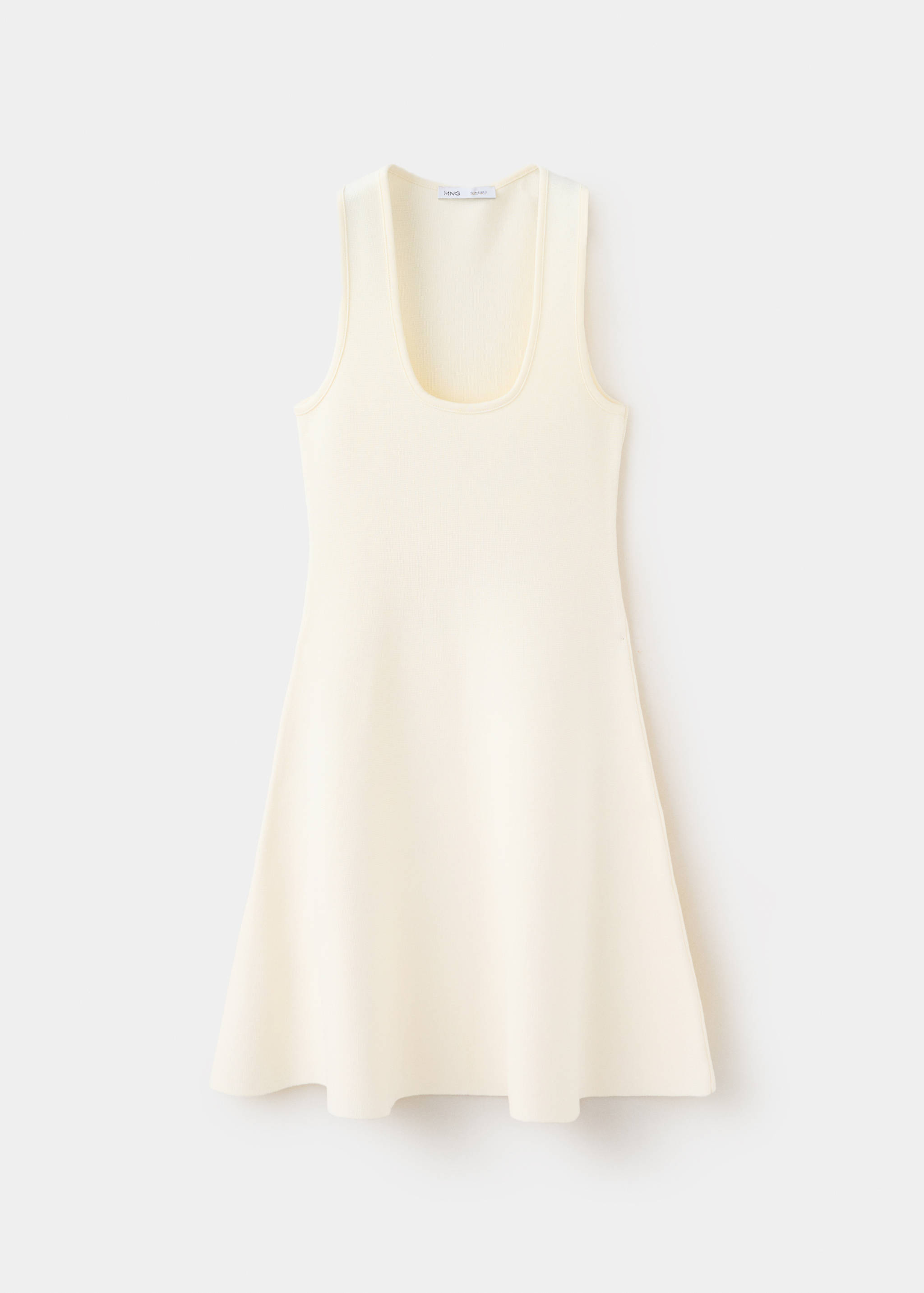 Fine-knit flared dress - Article without model
