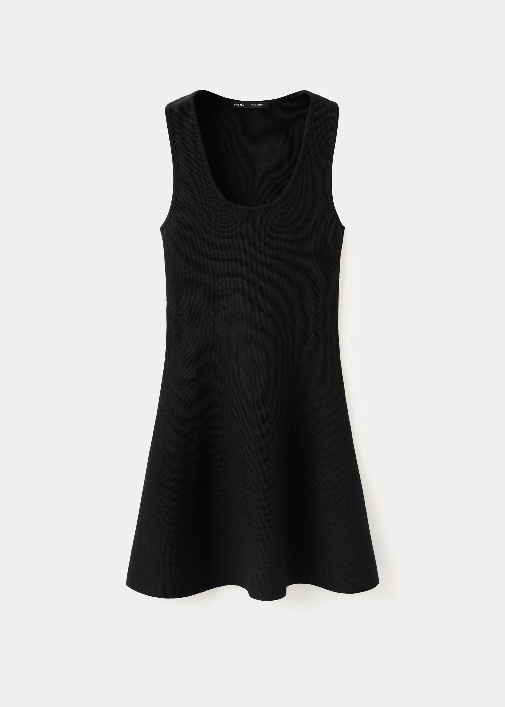 Fine-knit flared dress - Article without model