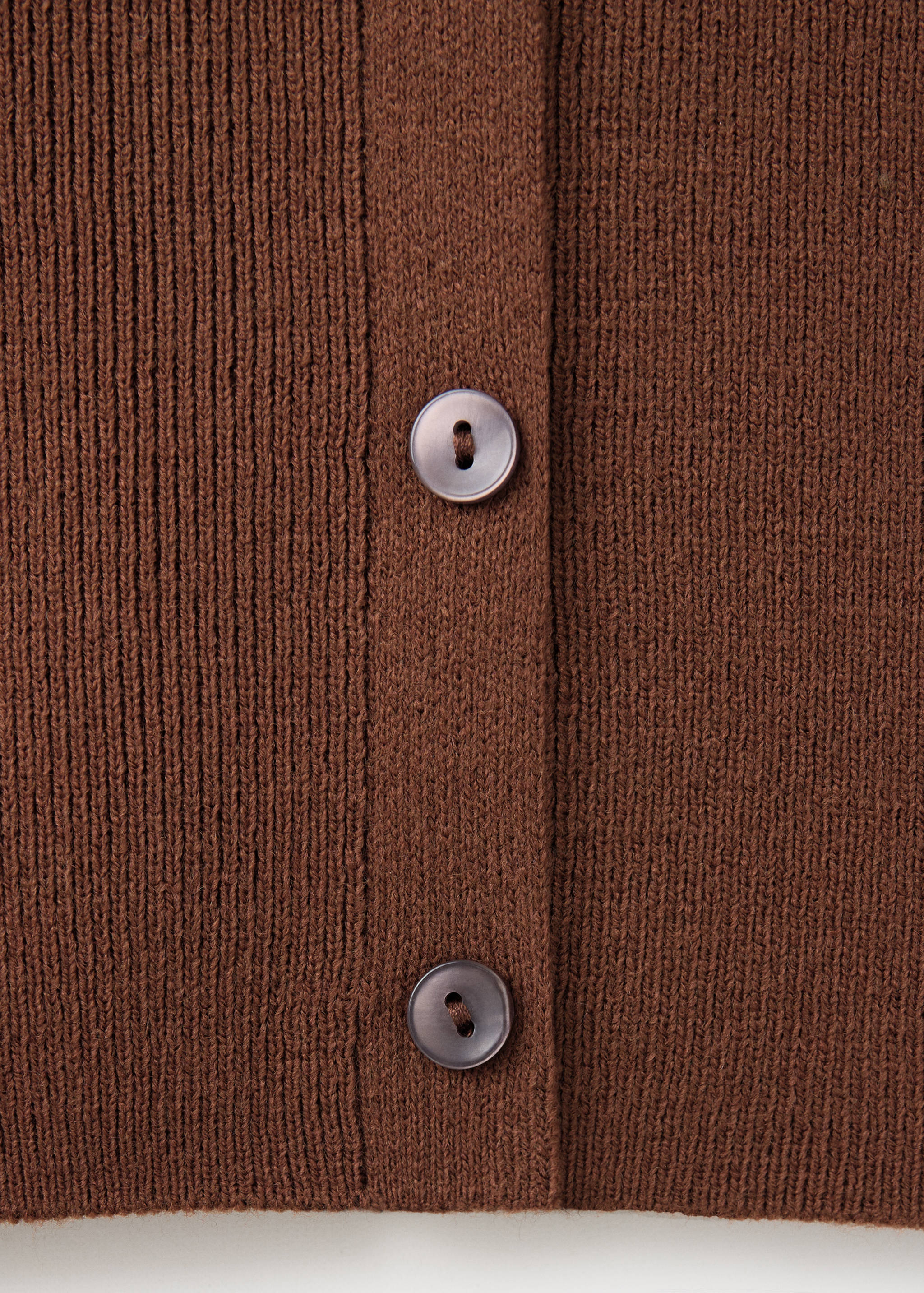 Bead-embroidered knit cardigan - Details of the article 0