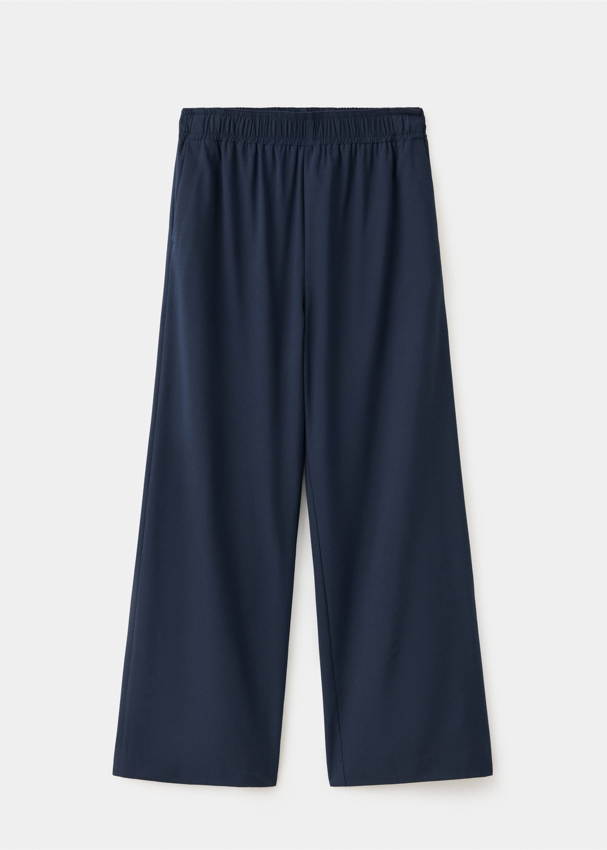 Wide leg jogger trousers - Article without model, Navy. Ref: 37035882-00.