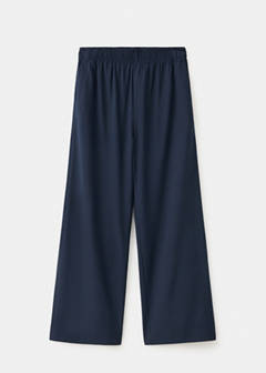 Wide leg jogger trousers — Navy 5