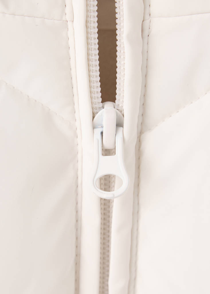 Long padded anorak — Ice Grey