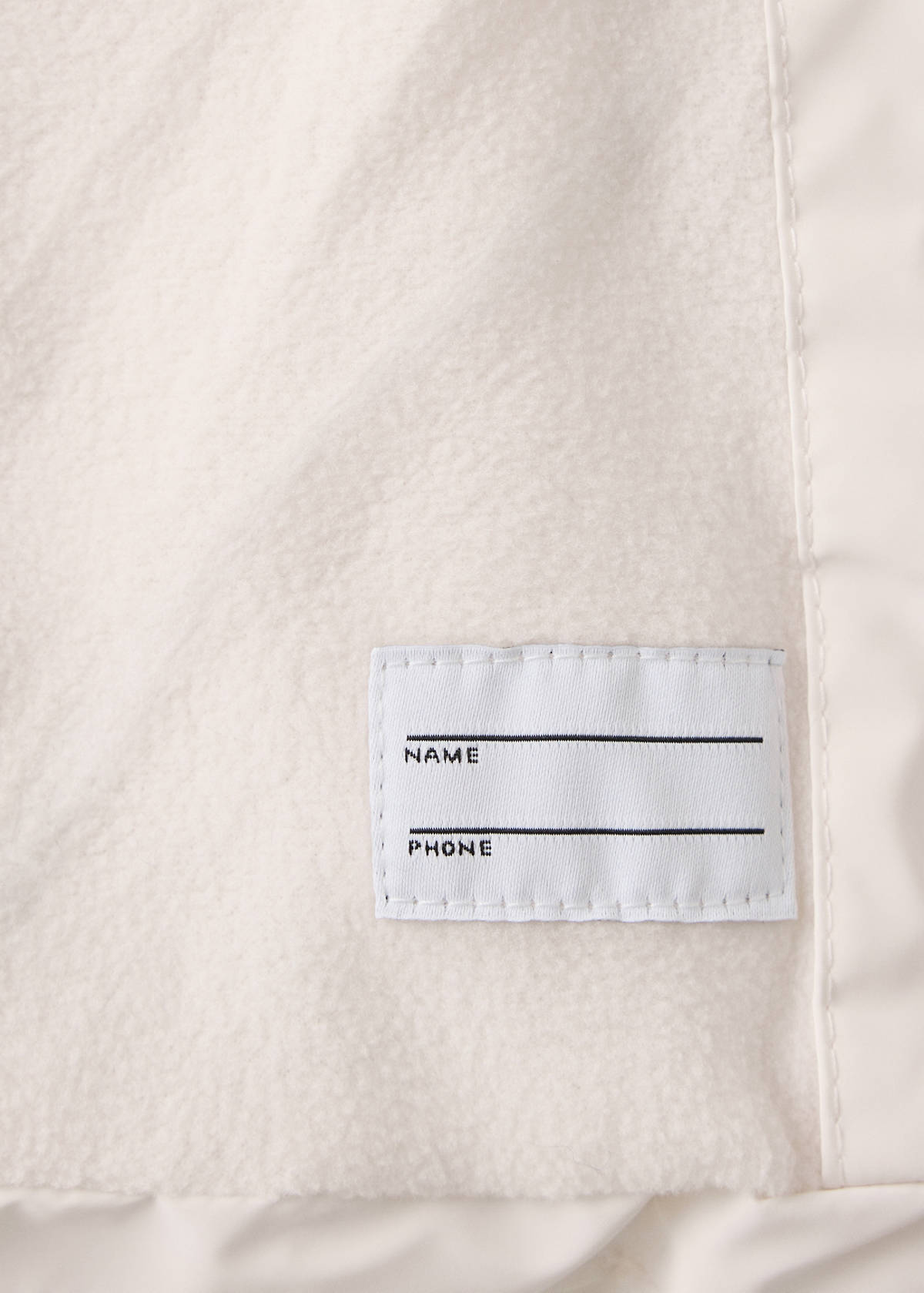 Long padded anorak — Ice Grey