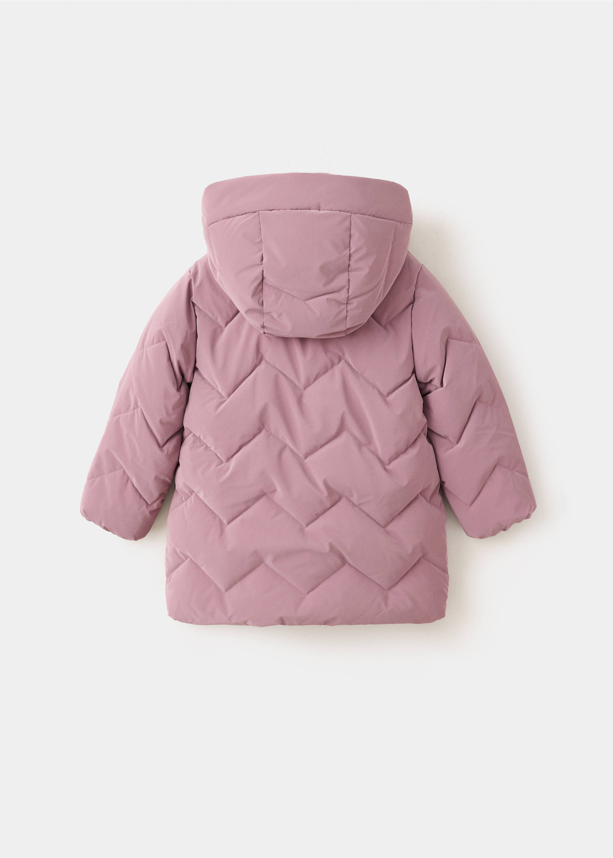 Long padded anorak - Reverse of the article, Light/Pastel Purple. Ref: 37035974-00.