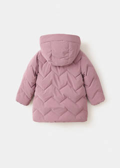Long padded anorak — Light/Pastel Purple 3