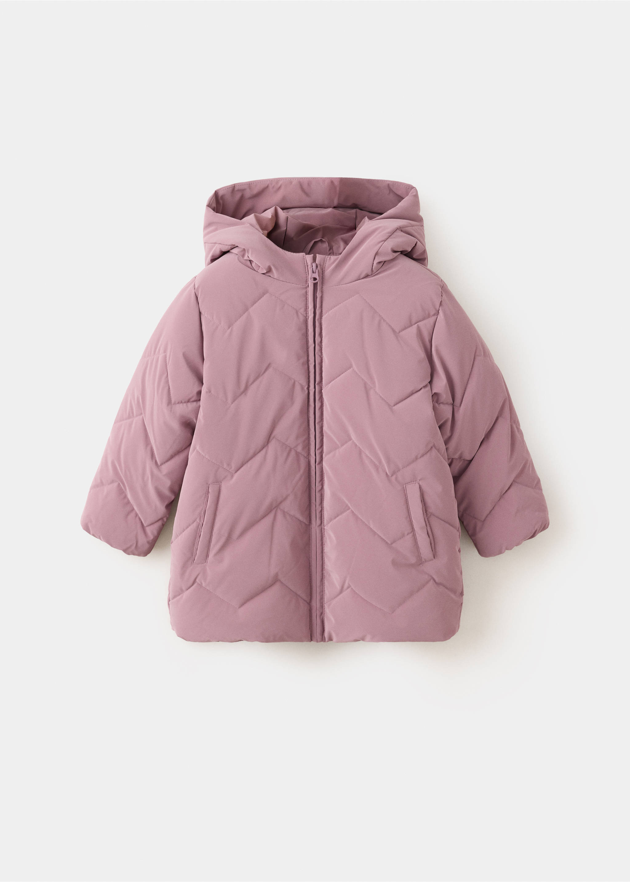 Long padded anorak - Article without model, Light/Pastel Purple. Ref: 37035974-00.