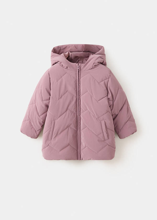 Long padded anorak — Light/Pastel Purple