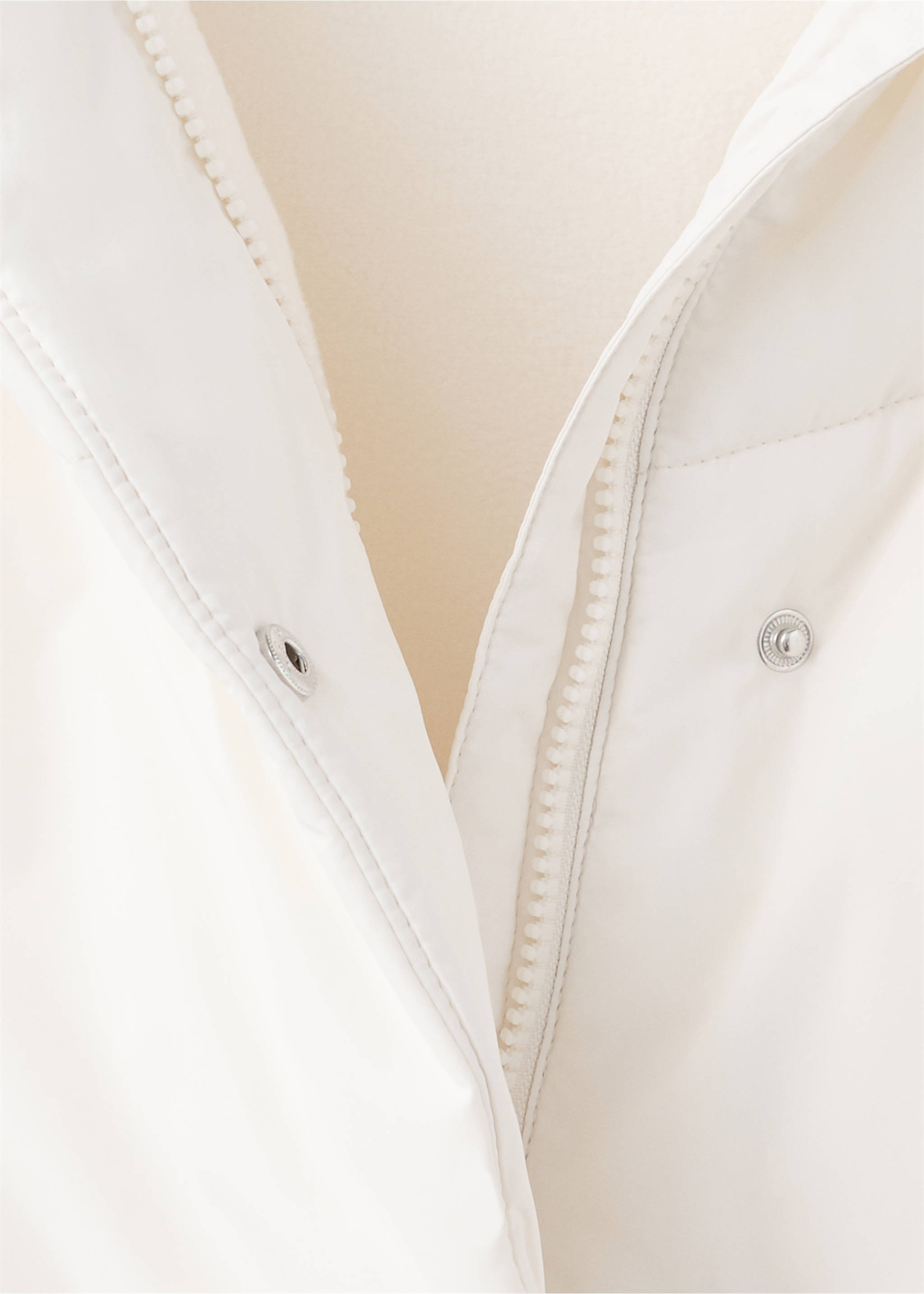 Anorak acolchado capucha - Detalle del artículo 8, Crudo. Ref: 37035975-00.
