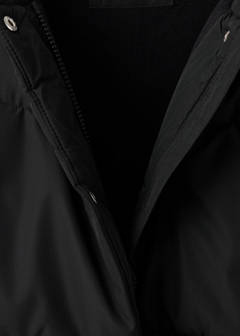 Hood puffer coat — Black 5