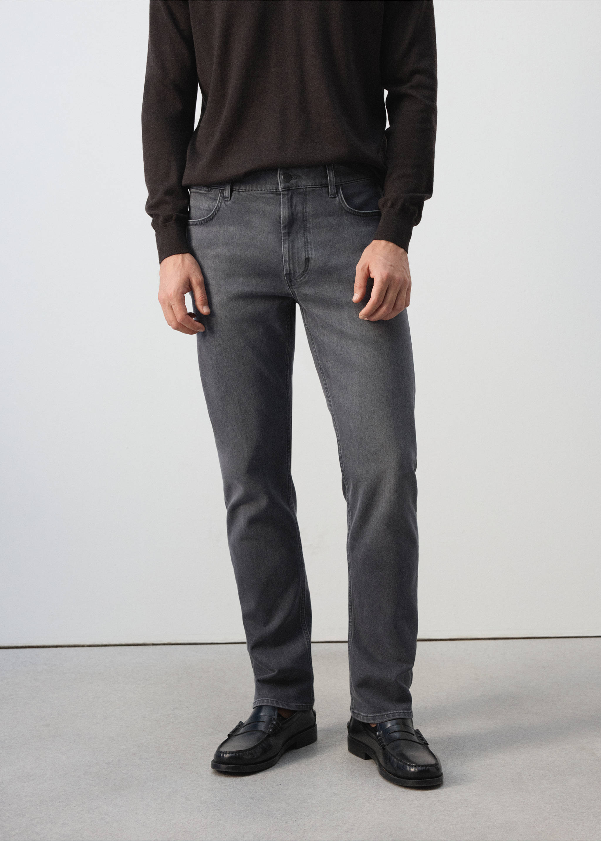 Slim fit Ultra Soft Touch Patrick jeans - Medium plane, Denim Grey. Ref: 37035977-00.