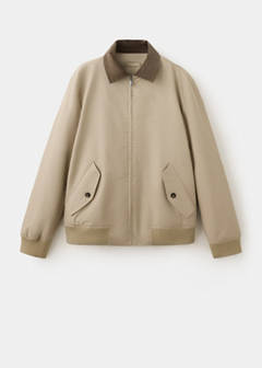 Water-repellent cotton blend jacket — Sand 8