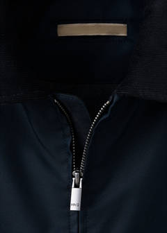Water-repellent cotton blend jacket — Night Blue 9