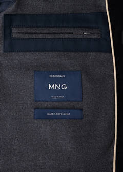 Water-repellent cotton blend jacket — Night Blue 10