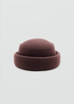 100% wool hat — Chocolate 2