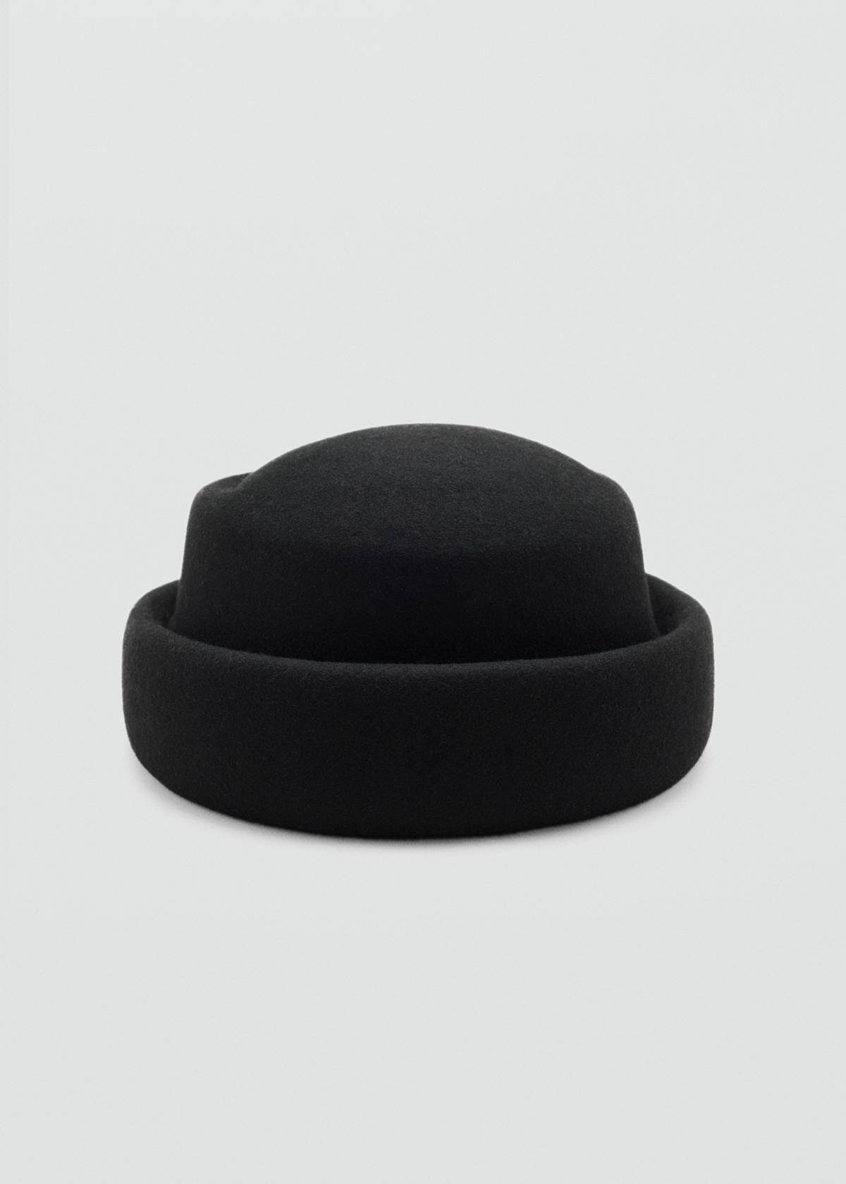 100% wool hat — Black