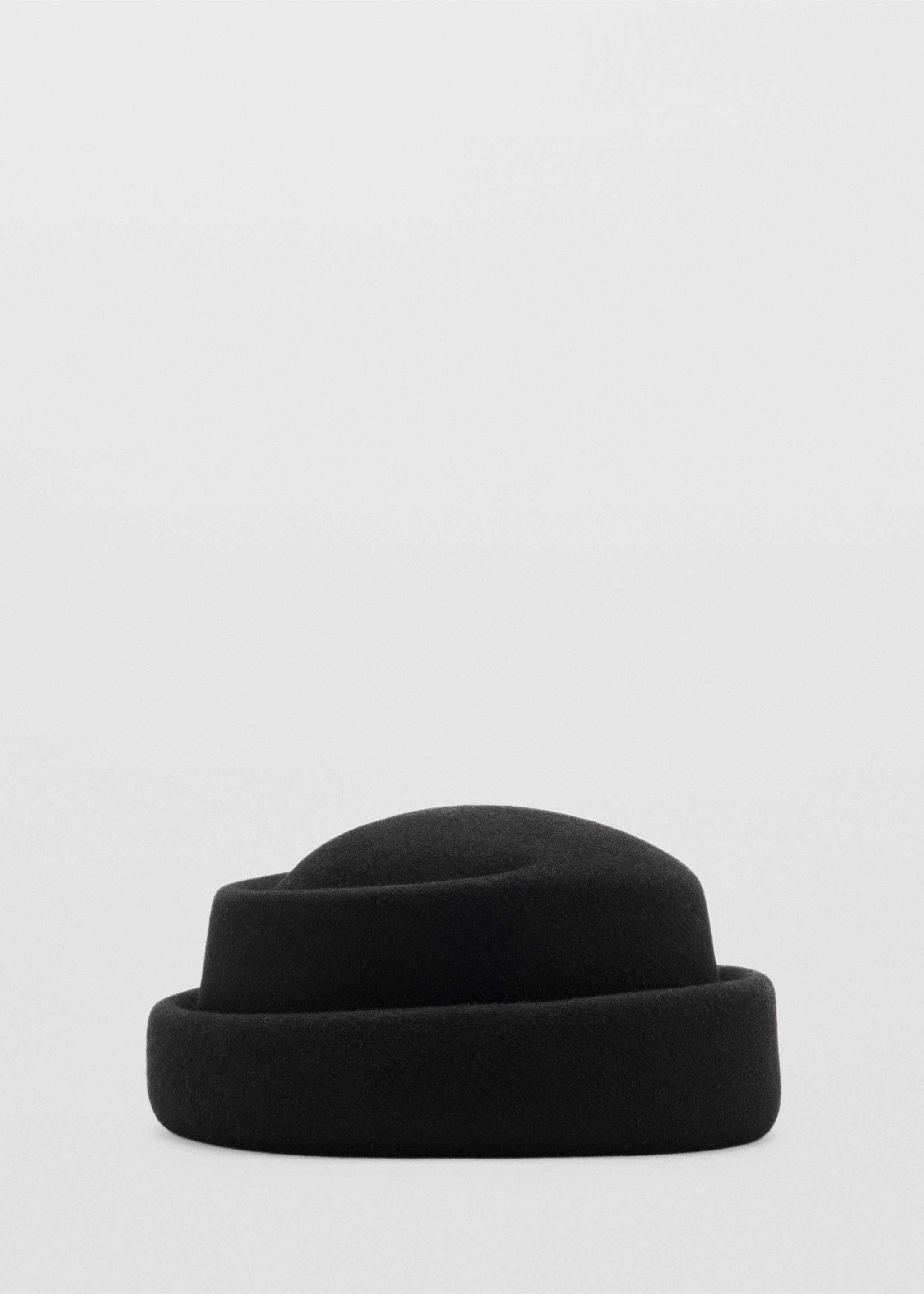 Chapeau 100 % laine - Article sans modèle, Noir. Ref: 37035981-00.