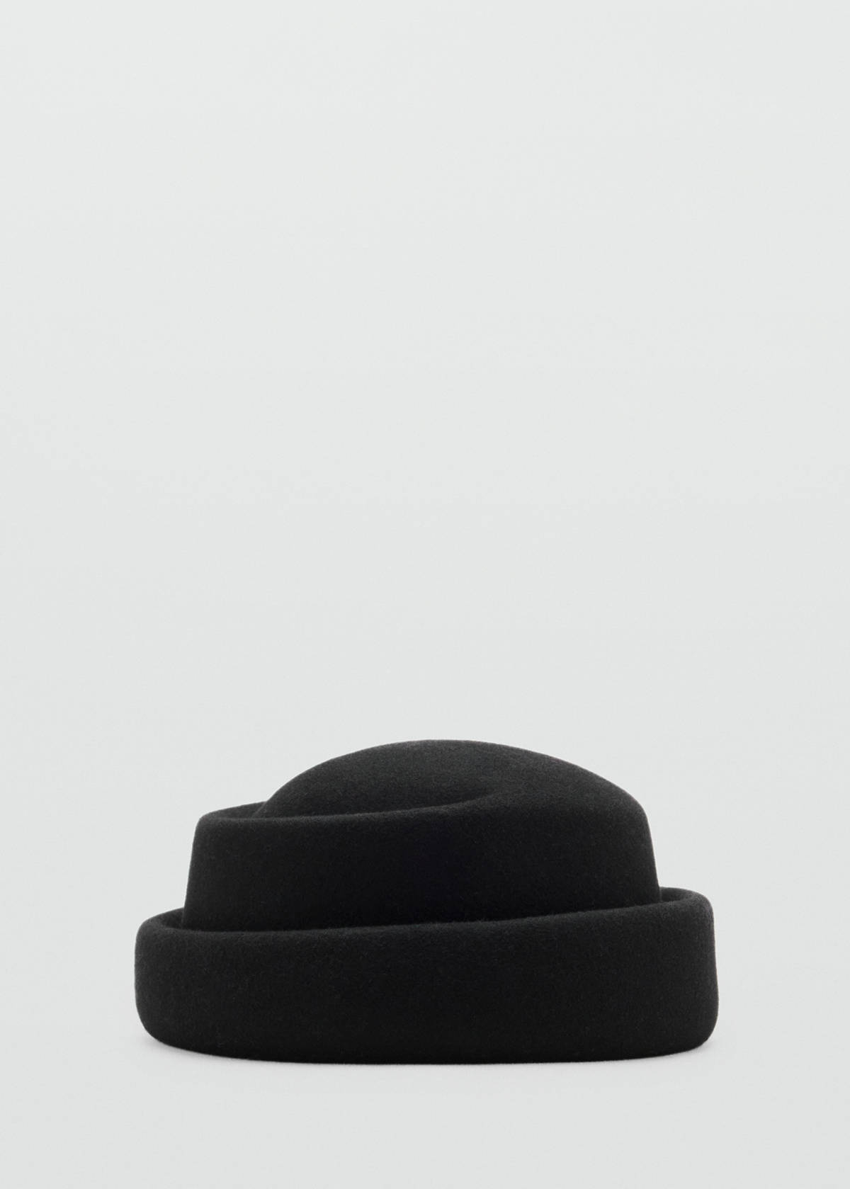 100% wool hat — Black