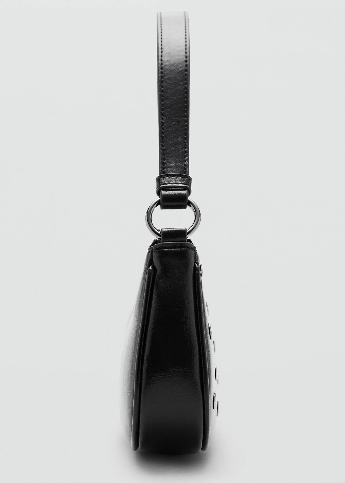 Studded shoulder bag — Black