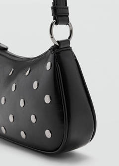 Studded shoulder bag — Black 4