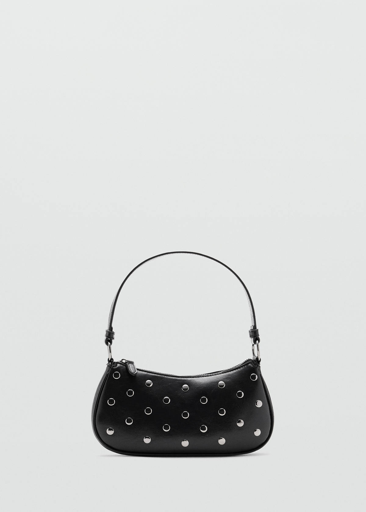 Studded shoulder bag — Black