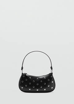 Studded shoulder bag — Black 1