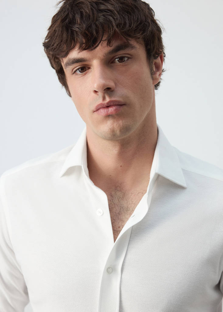 100% cotton slim-fit shirt - thumbnail 5